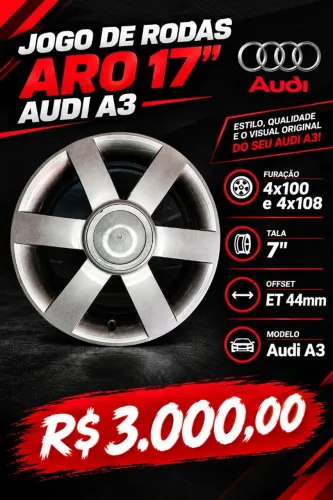 Jogo de rodas aro 18" Audi A3