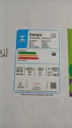 Vendo geladeira sem nova 5 meses de uso 
