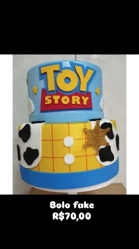 Bolo fake toy story