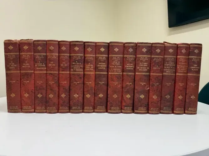 (LIVROS) - Coleção 15 Vols Obras Completas Eça De Queiroz Centenário