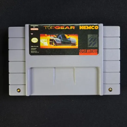 Top Gear Original Americana Super Nintendo - Snes