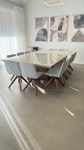 Mesa de jantar + cadeiras 12 lugares