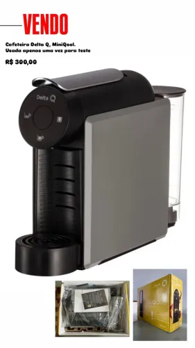 Cafeteira Delta Q, MiniQool, usada apenas uma vez para teste.