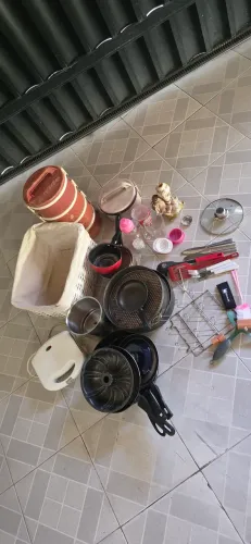 Lote de utensílios cozinha usados