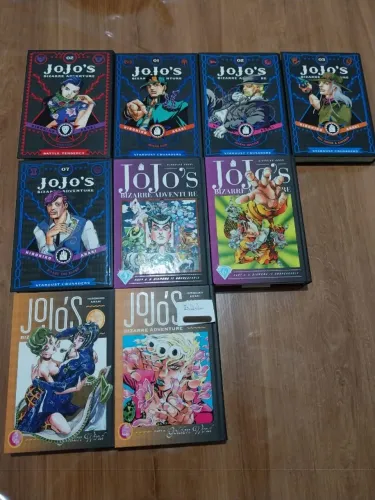 Mangás Jojo Edição em Inglês
