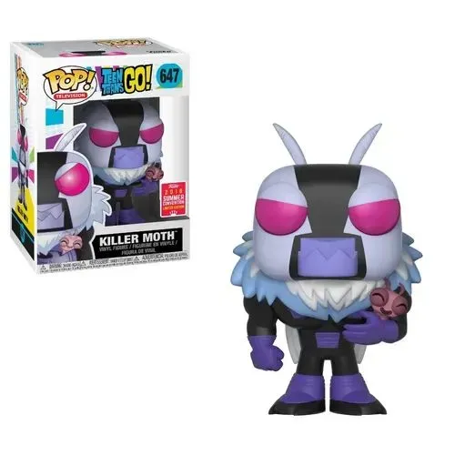 Funko pop killer moth jovens Titans