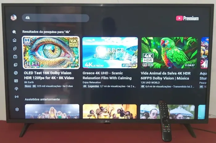Tv smart LG com Wi-Fi 50 polegadas