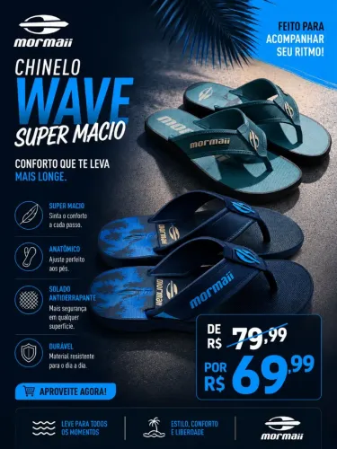 Chinelo Mormaii 