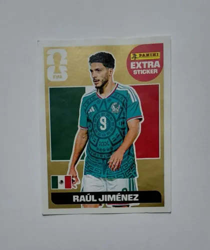 Figurinha Extra Ouro Raul Jiménez Copa 2026