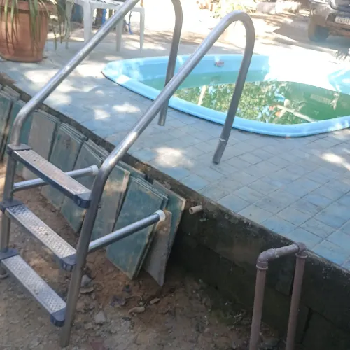 Escada  3 degraus piscina 