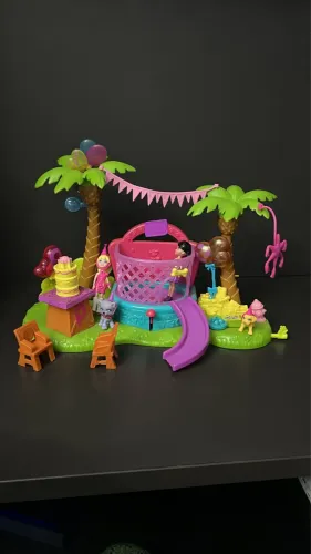 Polly pocket parque de diversão dos cachorrinhos 