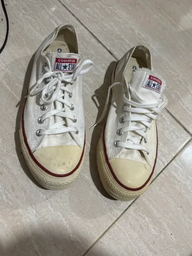 Tênis all star plataforma branco número 39