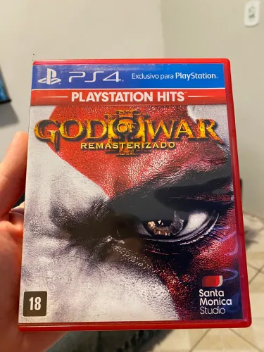 Jogo GOD OF WAR III REMASTERIZADO PS4 Mídia Física Original PlayStation 