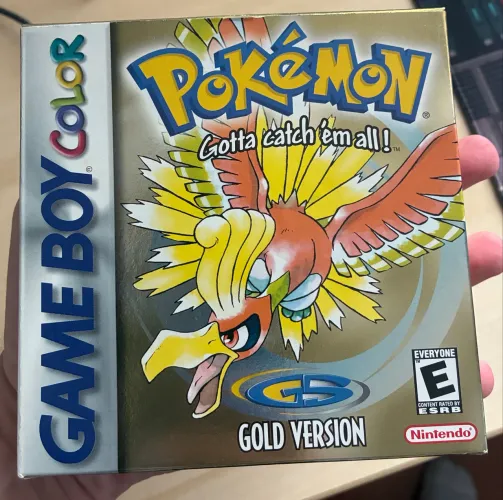 Pokémon Gold (Game Boy Color) - Original USA CIB (Completo / Near Mint)