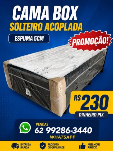 Cama solteiro promoção modelos apartir de 230 reais