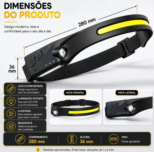 Lanterna Led recarregável