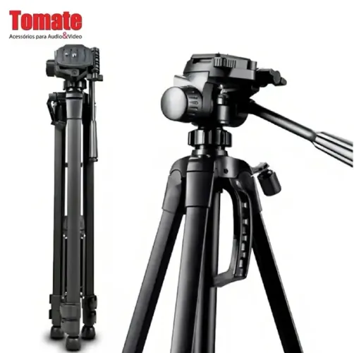 Tripé tomate 1.80 cm + suporte celular e bolsa de transporte