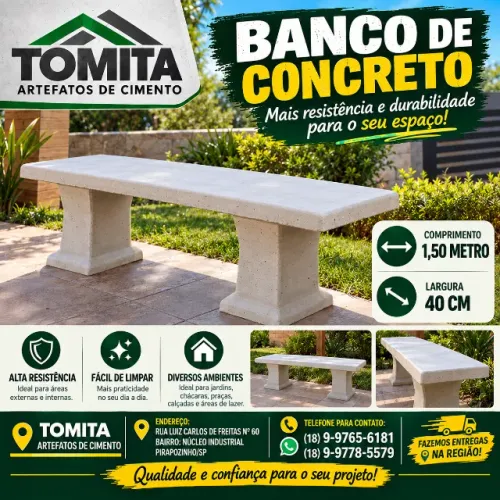BANCO DE CONCRETO