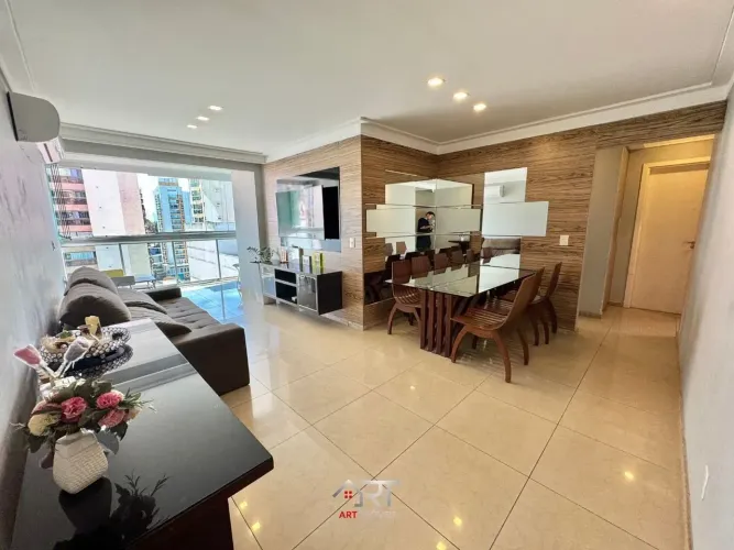 Praia da Costa: na Hugo Musso , 3 quartos suite, todo mobiliado. com lazer completo