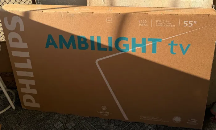 Smart TV 4k 55 polegadas Ambilight HDR10+ - 55PUG8100/78