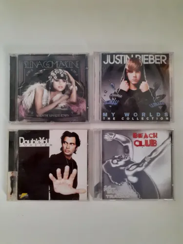 CDs combo Selena Gomez, Double You, Justin Bieber e Beach Club