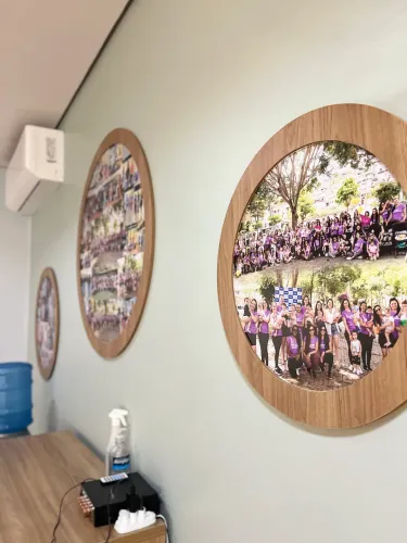 Painel e movel mdf para estudio de pilates