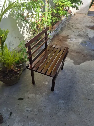 Banco rústico
