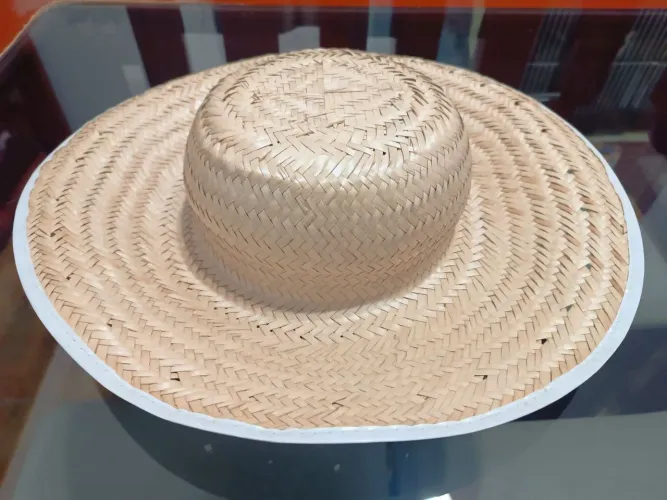 Chapéu de Palha Adulto/Infantil Caipira para Festa Junina Arraiá Quadrilha (Bangu)