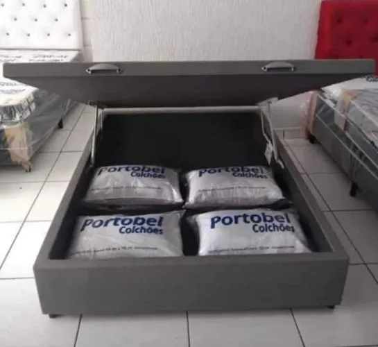 Cama box baú Casal