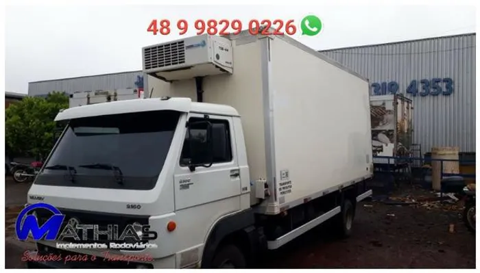Baú camara fria para caminhão 3/4 usado Mathias Implementos refrigerados