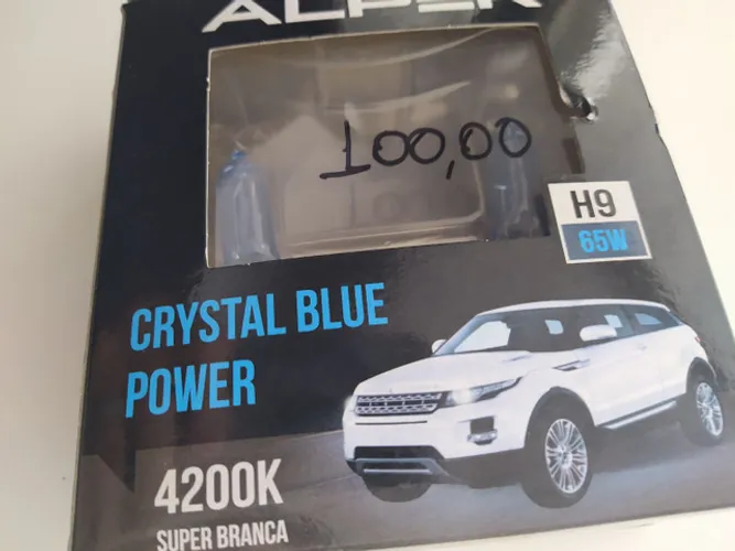 Lâmpada Alper, super Branca. H-9. Nova instalada. R$ 100,00.