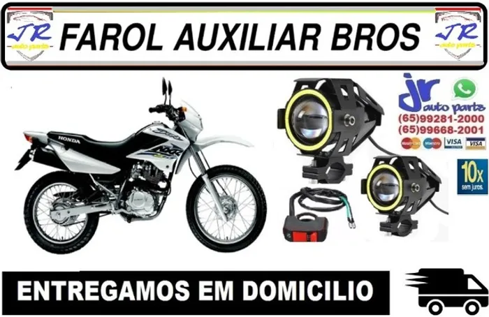 Par Farol de Milha Led Angel Eyes Bros 2005