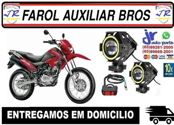 Par Farol de Milha Led Angel Eyes Bros 2012