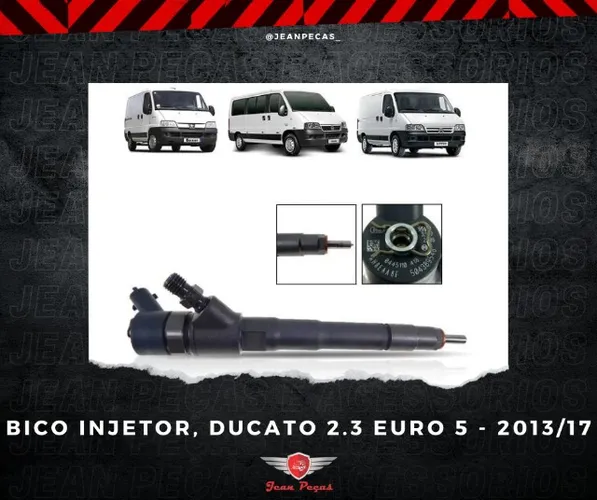 Bico Injetor - Fiat Ducato 2.3 Euro 5 13/17 Novo Original