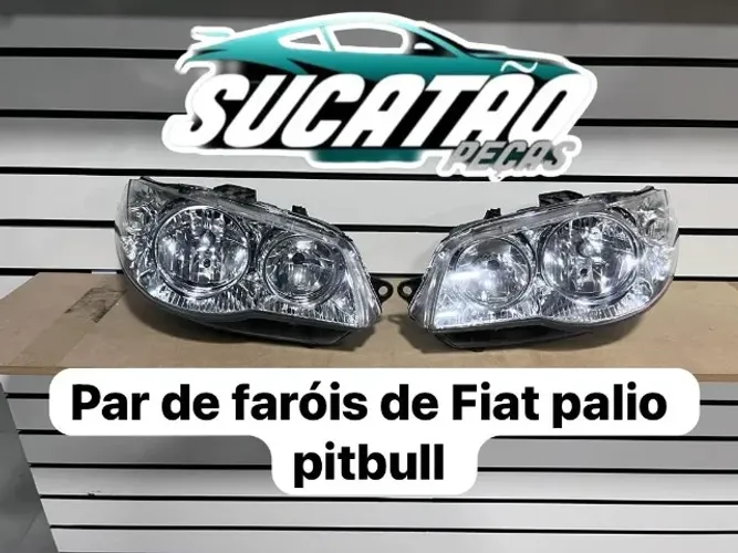 Par de faróis de Fiat Palio Pitbull