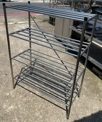 Estante inox tubular