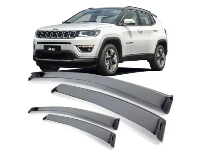 Calha de Chuva Jeep Compass 2016 - Ecotap