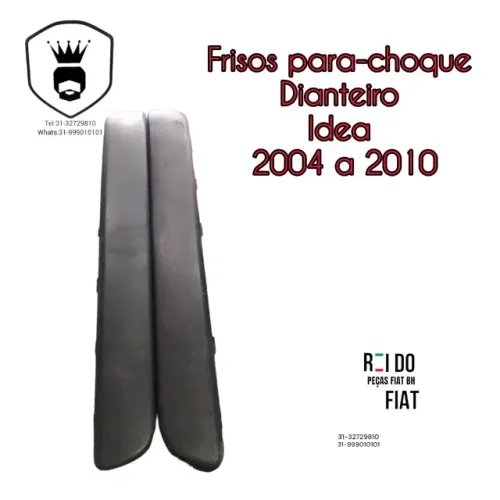 acabamento para choque dianteiro idea 2004 2010