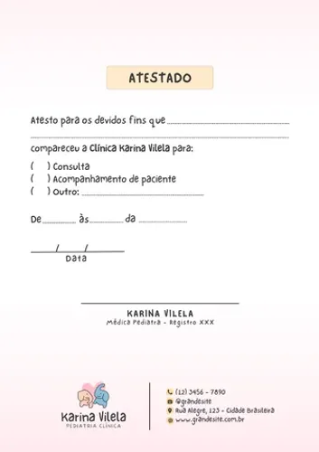 Vende-se designer de atestados, clínicas e etc 