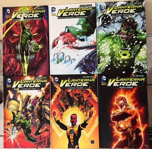 Lanterna verde deluxe 6 volumes