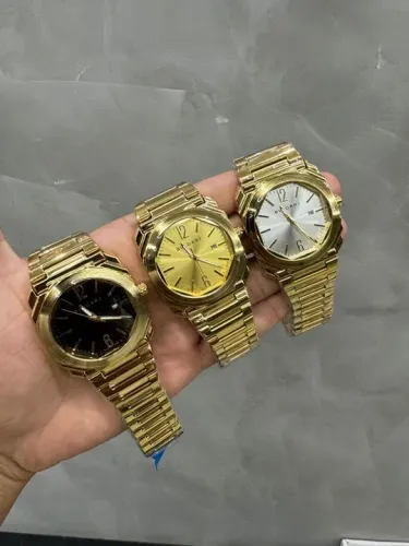 Relógio Bvlgari octo série ouro 
