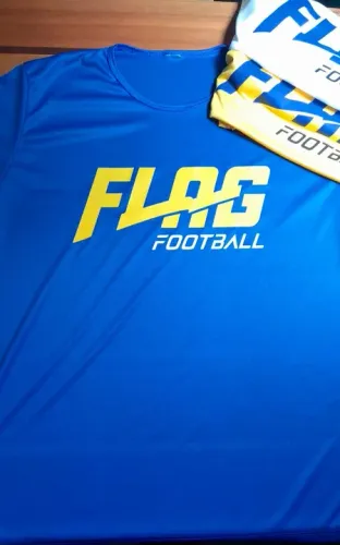 Kit Combo 2 Camisetas Masculinas Dryfit Flagfootball com Elasticidade Para Treinos