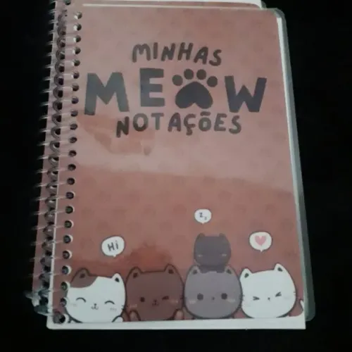 Caderneta/Caderno "MEOWnotações"