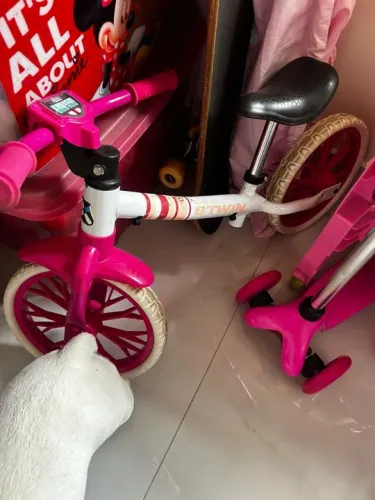 Bicicleta Balance Bike Feminina Aro 12 Nathor Multicor