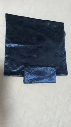 2 Capas para almofadas cor azul - NOVAS