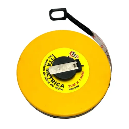 Trena Fita Métrica 30m x 13mm com Marcações em Centímetros e Milímetros