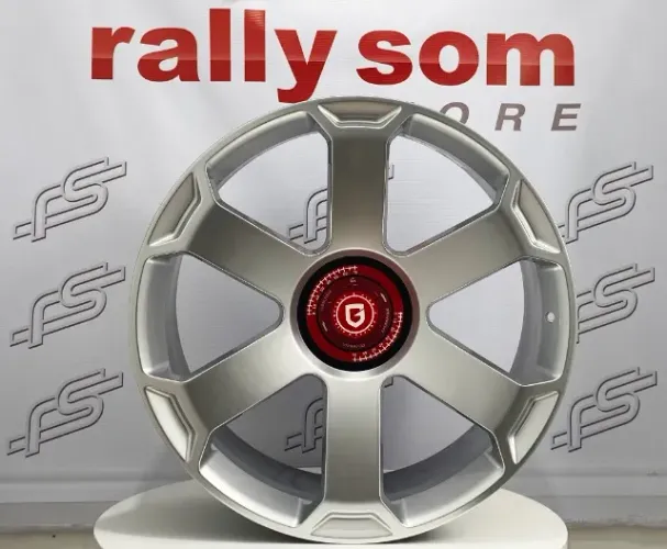  Rodas Gisa FF6288 Prata Brilhante Forged 5x112 - 23x10 Offset 15