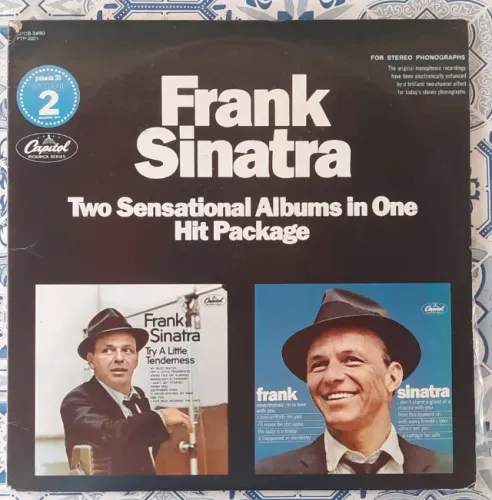 LP DUPLO FRANK SINATRA - IMPORTADO - TWO SENSATIONAL ALBUNS