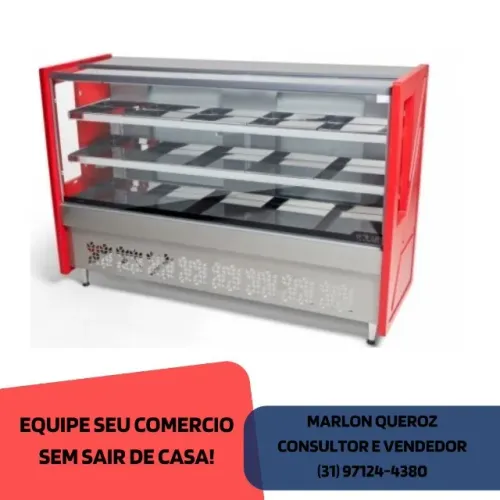 Balcao de Açougue Avícola Novo 15 Bandejas