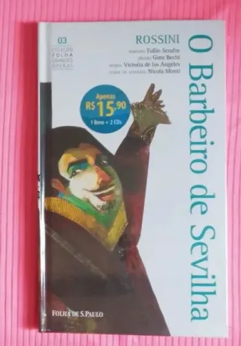 CD barbiere di Siviglia Ópera por Gioachino Rossini e Pierre-Augustin Caron de Beaumarchai